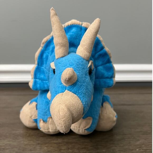 Animal‎ Adventure Blue Triceratops Dinosaur Plush - Picture 1 of 5